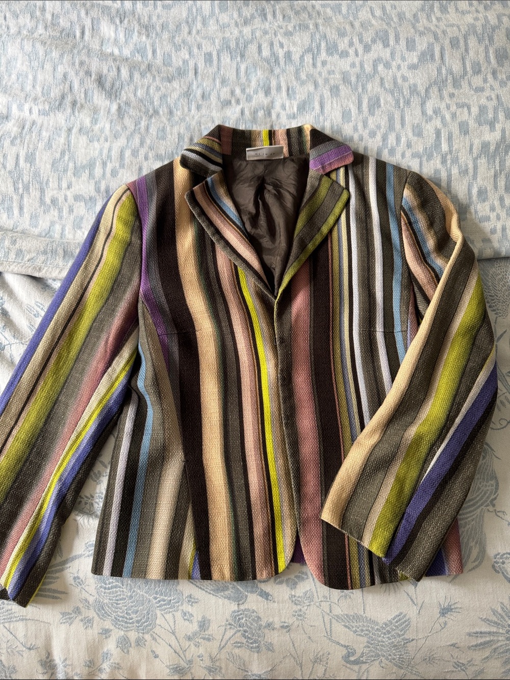 Akris Punto Striped Multi-Color Women's Blazer Jacket - Casual to Dressy Layer